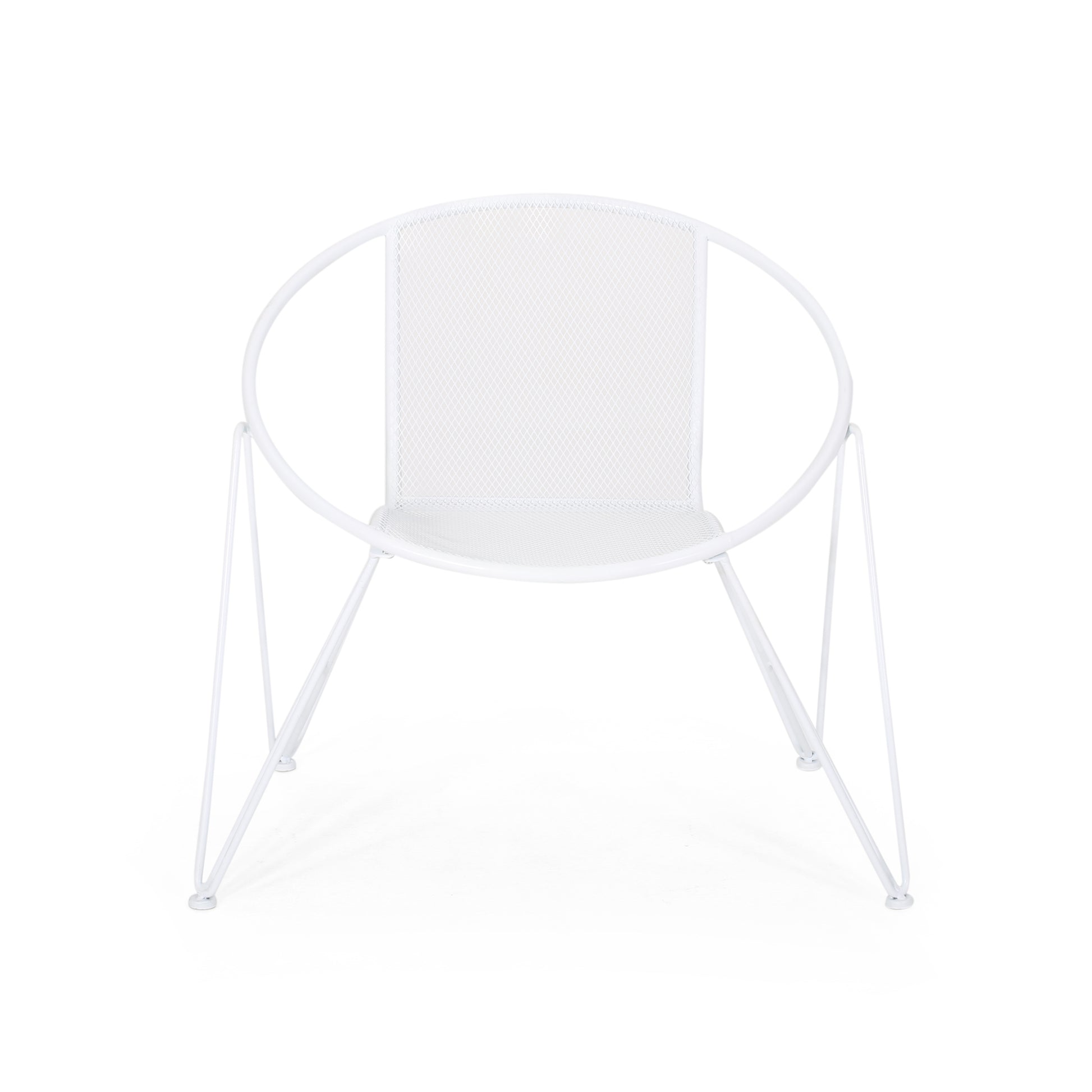 Georgia Chair Set Of 2 White Iron