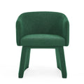 Modern Style Simple And Elegant Chair, Green Leisure Chair, Suitable For Dining Bedroom Living Room Reception Desk Assembly Required Green Green Foam