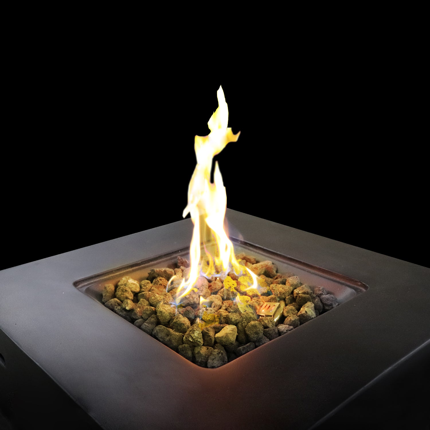 Fiber Reinforced Concrete Propane Natural Gas Fire Pit Table Charcoal Garden & Outdoor Modern Stone Concrete