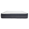 14 In. Hybrid Plush Foam Mattress Full, Soft Polyester Knit Cover, Multi Layer Foam Mattress Grey White Bedroom Contemporary Foam Polyester Full