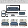 81.5'' Minimalist Curved Upholstered Sofa, 3 Seat Modular Casual Sofa For Living Room, Bedroom, And Apartments Dark Blue Polyester 3 Seat