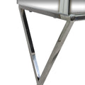 Console Table Antique Silver Steel