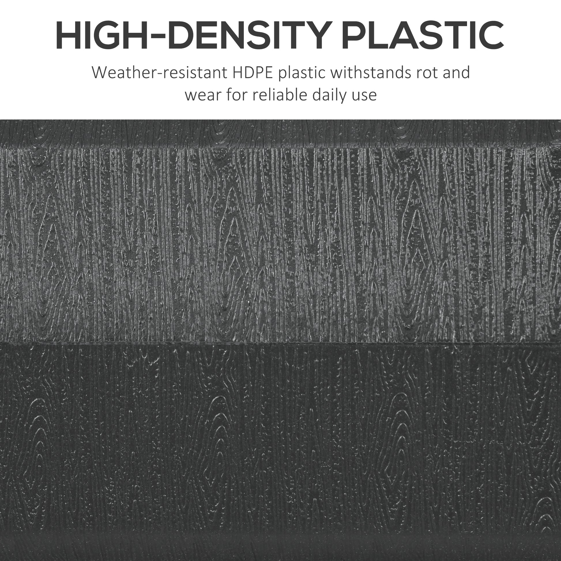 Outsunny 88 Lbs. Fillable Umbrella Base With Steel Umbrella Holder For 1.25", 1.5" Or 2" Umbrella Poles, Square & Reversible Heavy Duty Market Umbrella Stand, Black Black Hdpe