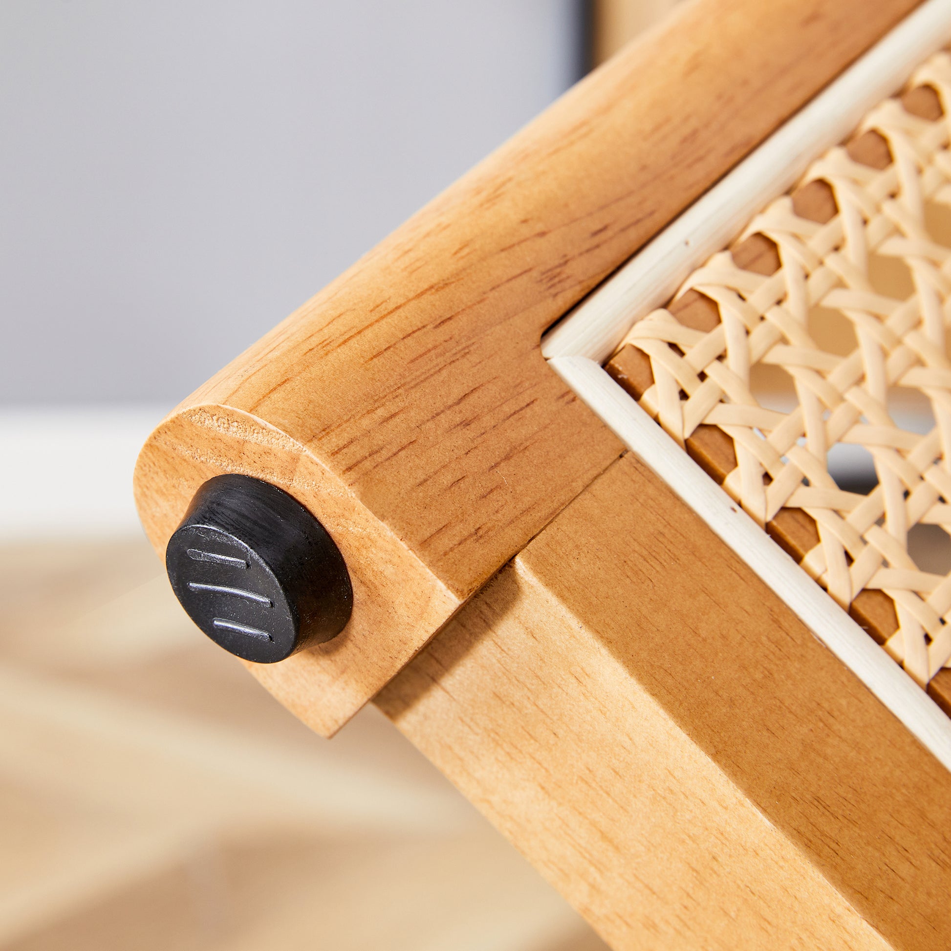 Table And Chair Set, Ancient Style Solid Wood Dining Table, Imitation Rattan Table Legs, Beautiful Simple Solid Wood Dining Chair, Perfect For Dinner, Meetings, Home And Office Decoration Wood Rubber Wood