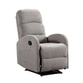 1Pc Adjustable Recliner Chair Gentle Lower Lumbar Massager Living Room Home Theater Bedroom Light Grey Color Light Gray Polyester Metal Primary Living Space Cushion Back Contemporary,Modern Foam Polyester