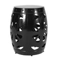 Metal end Table Large black-iron