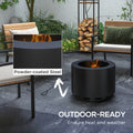 Outsunny Smokeless Fire Pit, 19
