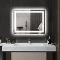 Homcom Led Bathroom Mirror With Lights, 32