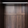 Open Wooden Wardrobe Storage For Bedroom, Brown Brown Particle Board