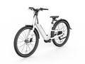 Electric Bike W 40 Miles Max Operating Range And 25 Mph Max Speed White White Aluminum