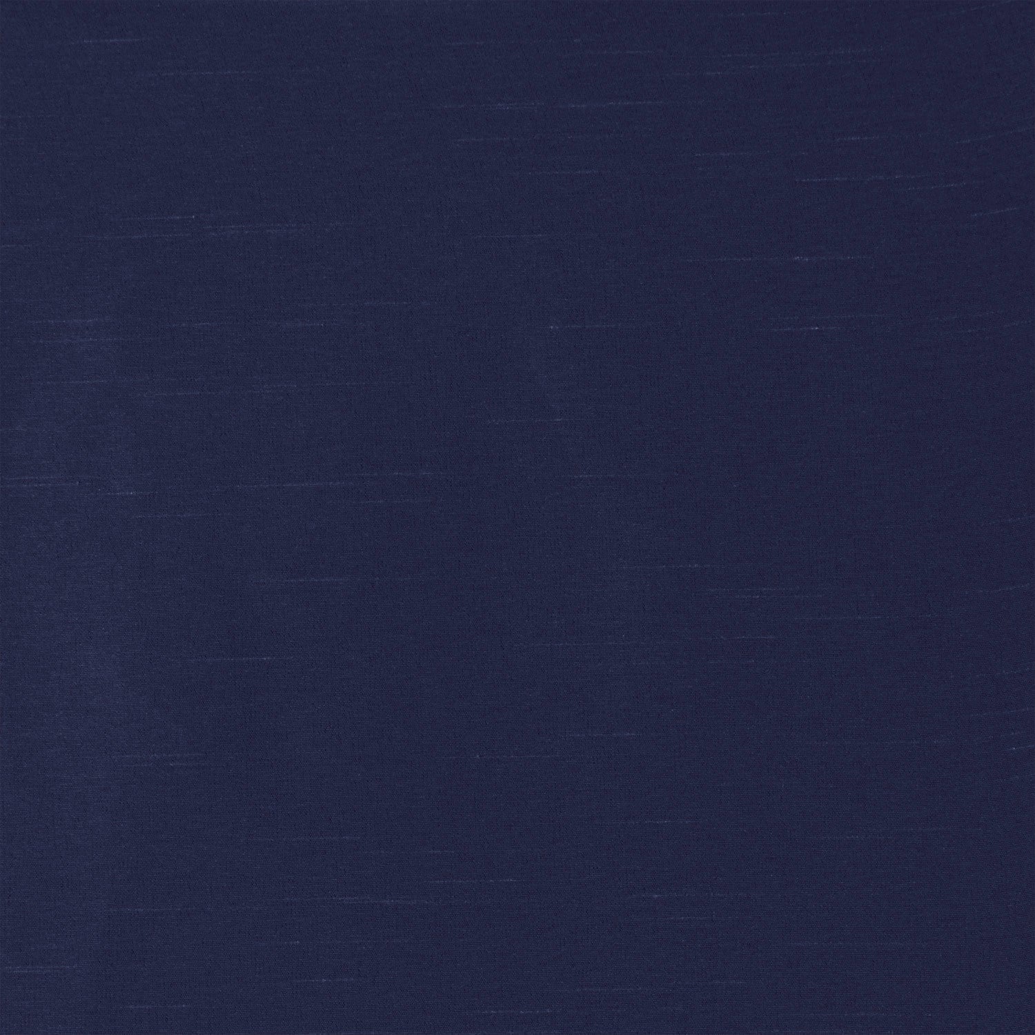 Lightweight Faux Silk Valance With Beads Navy 50X26" Navy Polyester