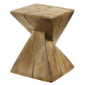 Oak Accent Table With Pedestal Oak Primary Living Space Square Cement Pedestal