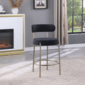 Modern Sherpa Counter Height Stools Set Of 2 -