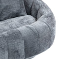 Coolmore Bean Bag Sofa Lazy Sofa Durable Comfort Lounger High Back Bean Bag Chair Couch For Adults And Kids, Indoor & Outdoor, Accent Floor Soft Lounge Chair Gray Chenille Gray Foam Chenille 2 Seat