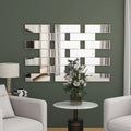 Large Framless Rectangular Accent Wall Mirror 47.2