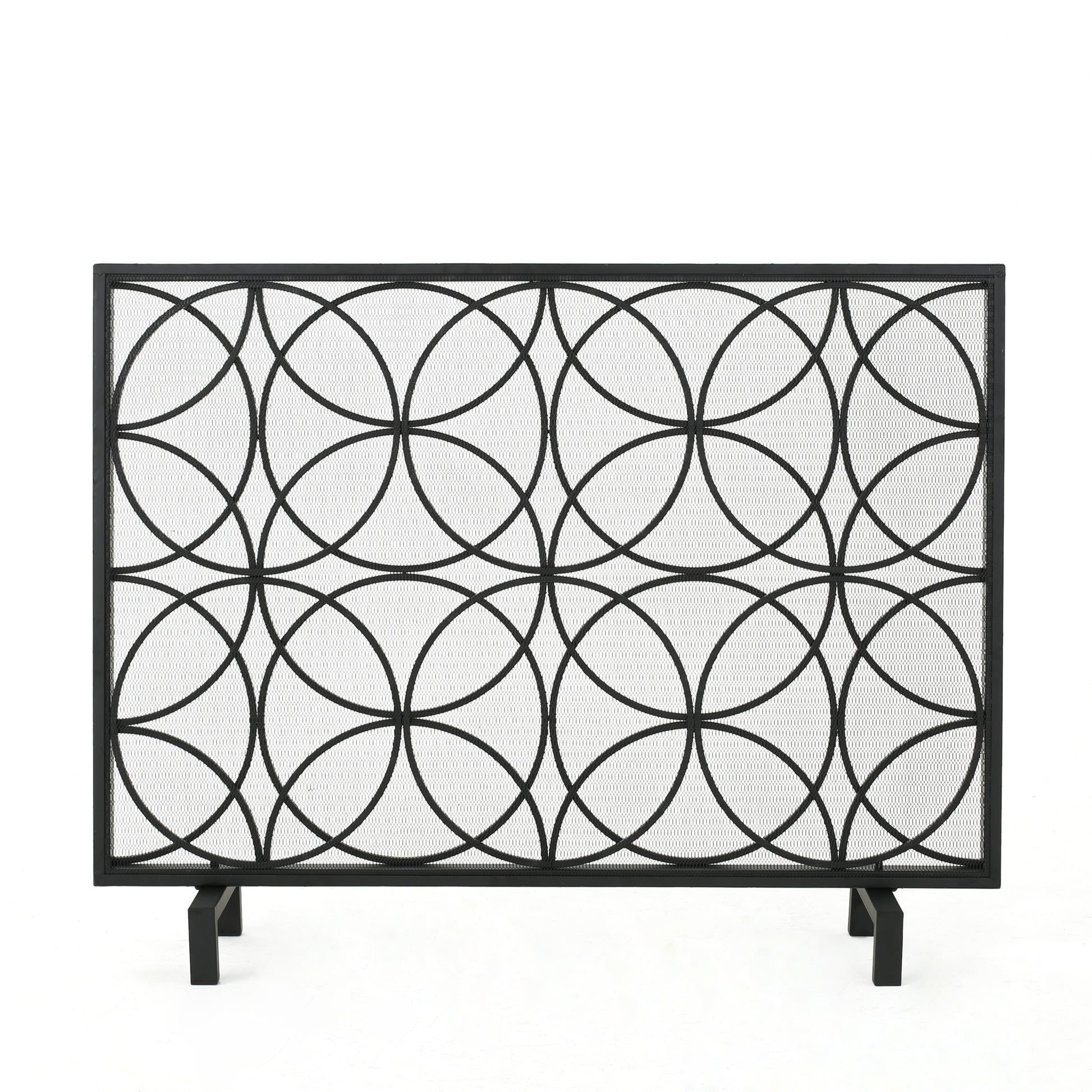 Fire Screens Black Iron