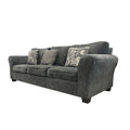 Romeo Grey Sofa Grey Wood Polyester Blend 3 Seat