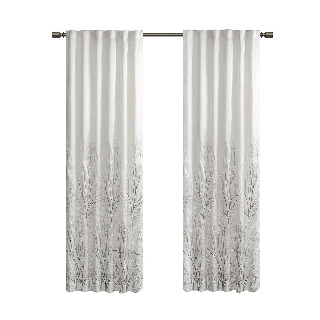 Curtain Panel White Polyester