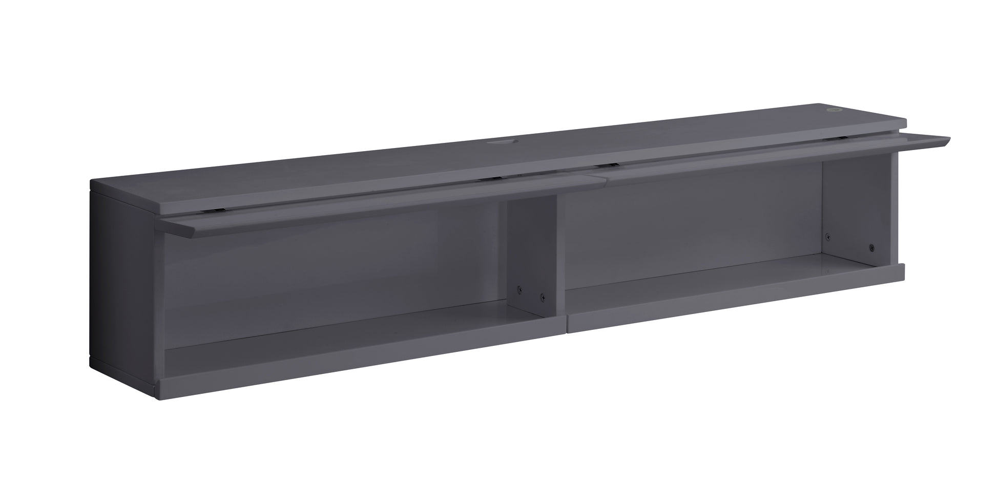 Grey Floating Tv Stand With Led Light Grey Primary Living Space 50 59 Inches Contemporary,Modern Mdf