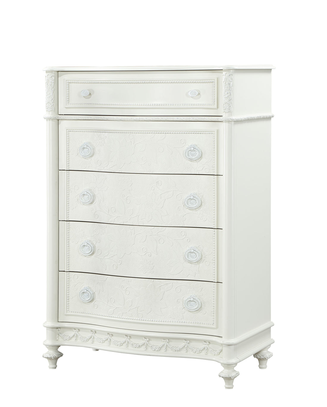 Dorothy Chest, Ivory Finish Bd02270 Ivory Wood