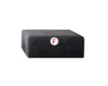 Sofa Ottoman ,No Assembly Required,Black Plush Corduroy Fabric Black Modern Foam Foam 1 Seat