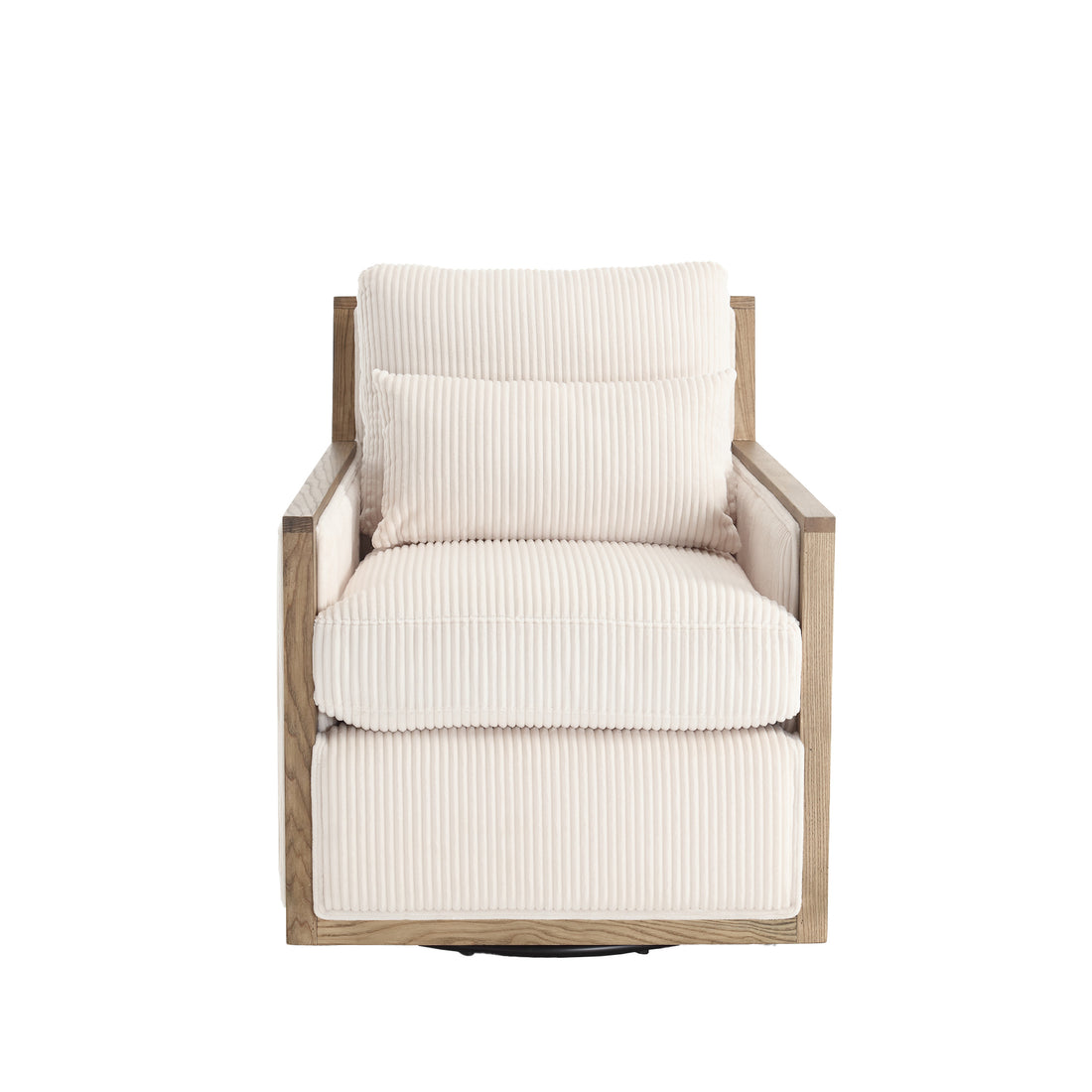 Coolmore Corduroy Swivel Barrel Chair, Comfy Accent Sofa Chair For Living Room, 360 Degree Swivel Barrel Club Chair, Leisure Arm Chair For Nursery, Hotel, Bedroom, Office, Lounge Beige Beige Primary Living Space Foam Corduroy