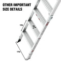 Household Aluminum Attic Ladder 25