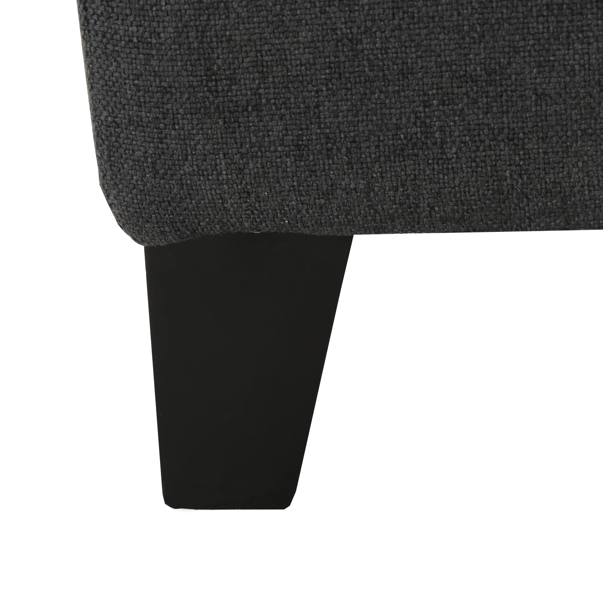 Hartford Storage Ottoman Dark Gray Fabric