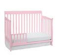 Riley 4 In 1 Convertible Crib Pink Pink Wood