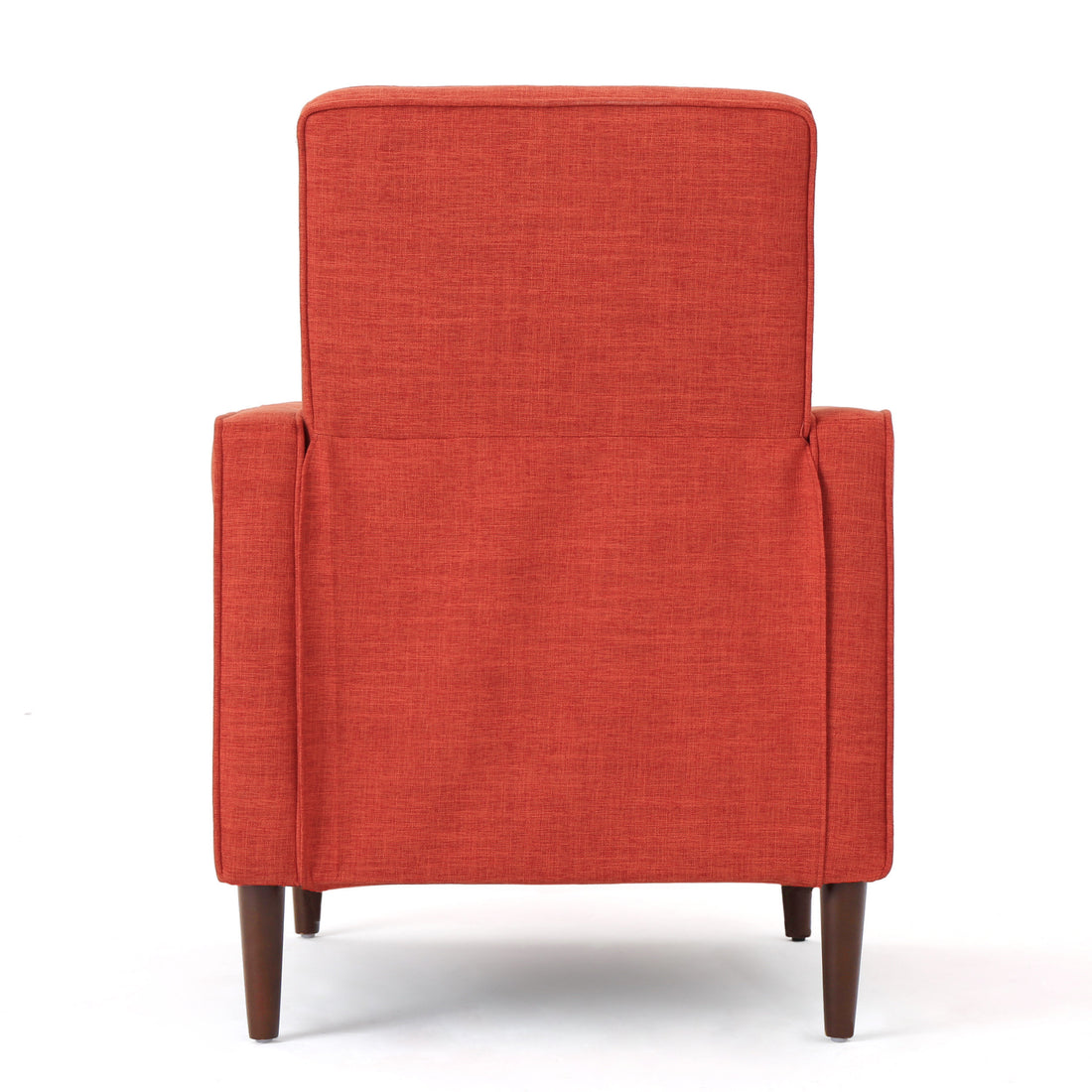 Recliner Orange Fabric