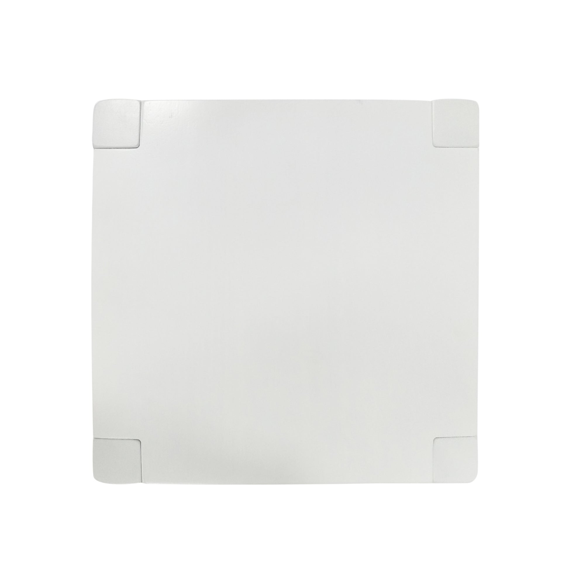 Counter Stool Set Of 2 White Fabric