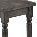 Weathered Grey Dining Bench With Turned Legs Grey Gray Dining Room Farmhouse Rubberwood Wood