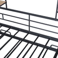 Twin Size Metal House Bed With Trundle, Black Twin Black Metal