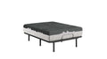 Goodvibesleep 10 Inch Ease Cooling Foam Flex Head Mattress, King Size Gray Foam King