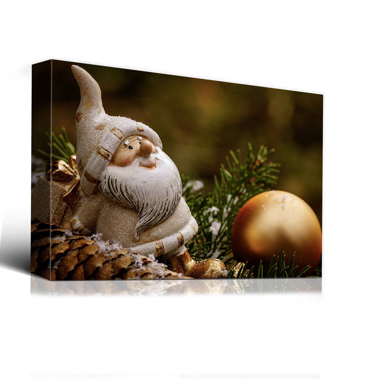 1Pcs Drop Ping Christmas Winter Wall Art Festival Paintings Decorations Party Picutres Gift Poster For Home Wall Decor Framed 4832N Thickness 1.5Inch Rectangle Framed Multicolor Christmas Oversized