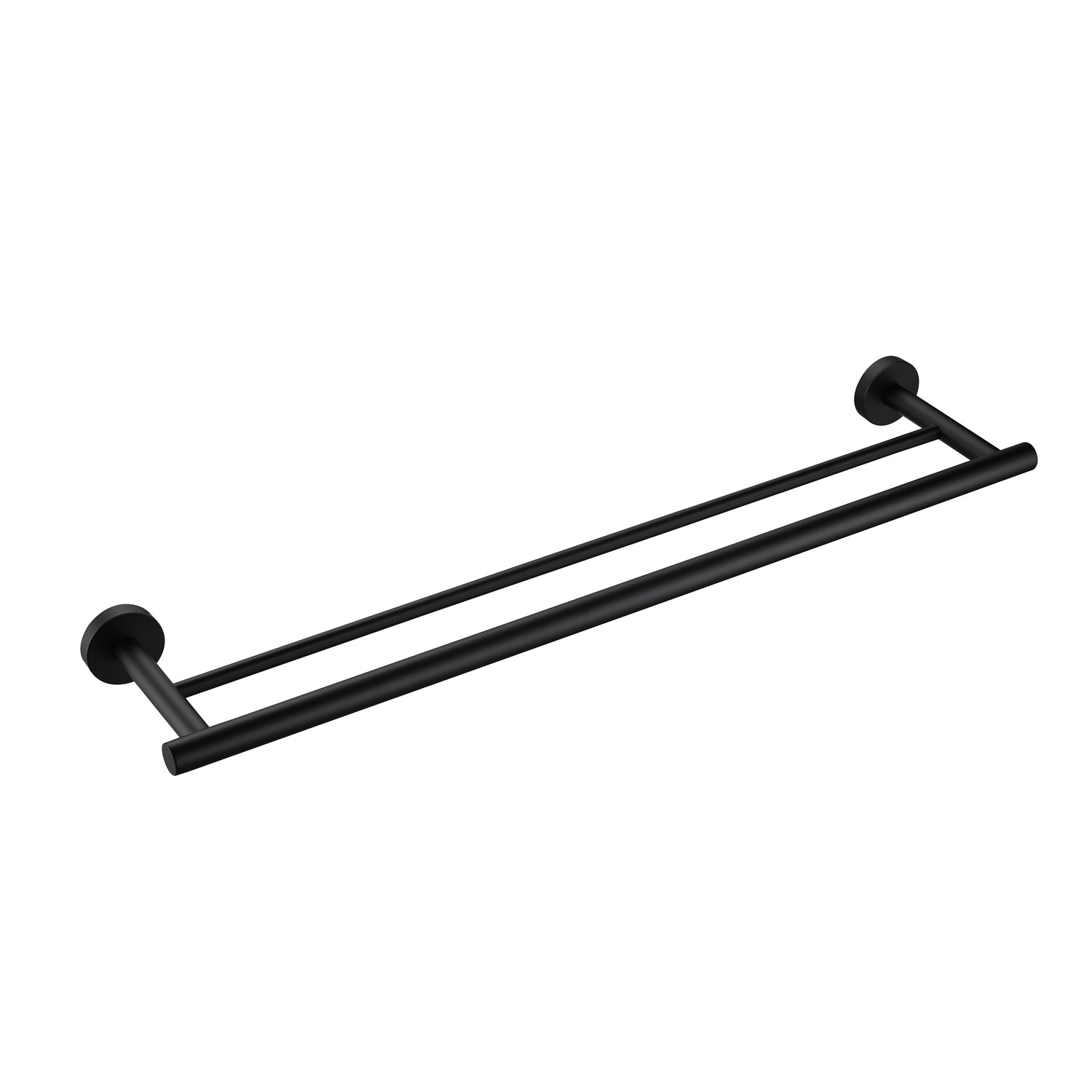 23.6'' Towel Bar Wall Mounted Matte Black Stainless Steel