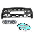 Grille For 1St Gen 2003 2004 2005 2006 Tundra Trd Pro Grill With Toyota Enblem Matt Black Abs Abs