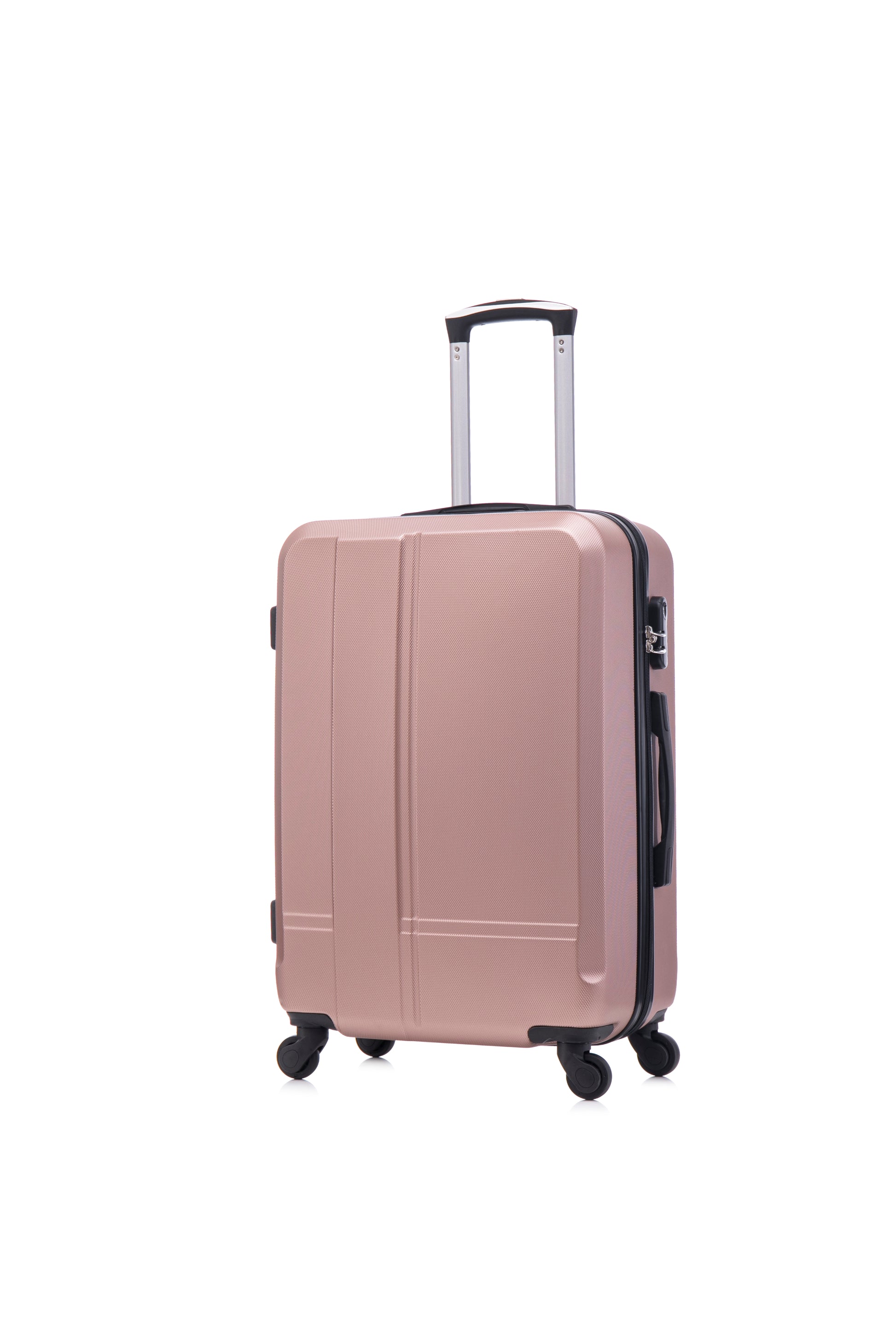 Luggage Set Of 3 Pieces 20 24 28 Luggage Set Wheel Luggage Abs Durable And Lightweight Rotating Hard Shell Luggage Rose Gold Rose Gold Abs