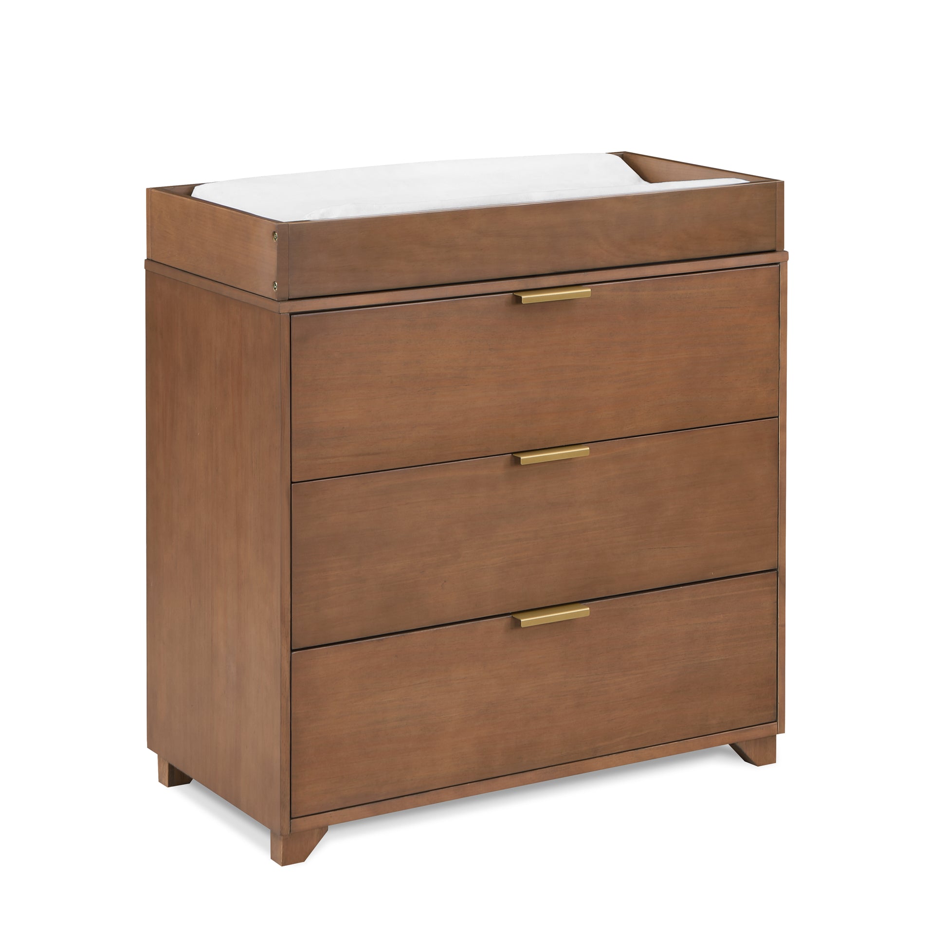 Pixie 3 Drawer Dresser In Walnut Walnut Wood