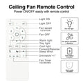 42 In. Retractable Ceiling Fan With Remote Control Brushed Nickel Abs Pc