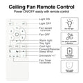 Yuhao 52 In.Intergrated Led Ceiling Fan Lighting With Remote Control Beige Yellow Solid Wood