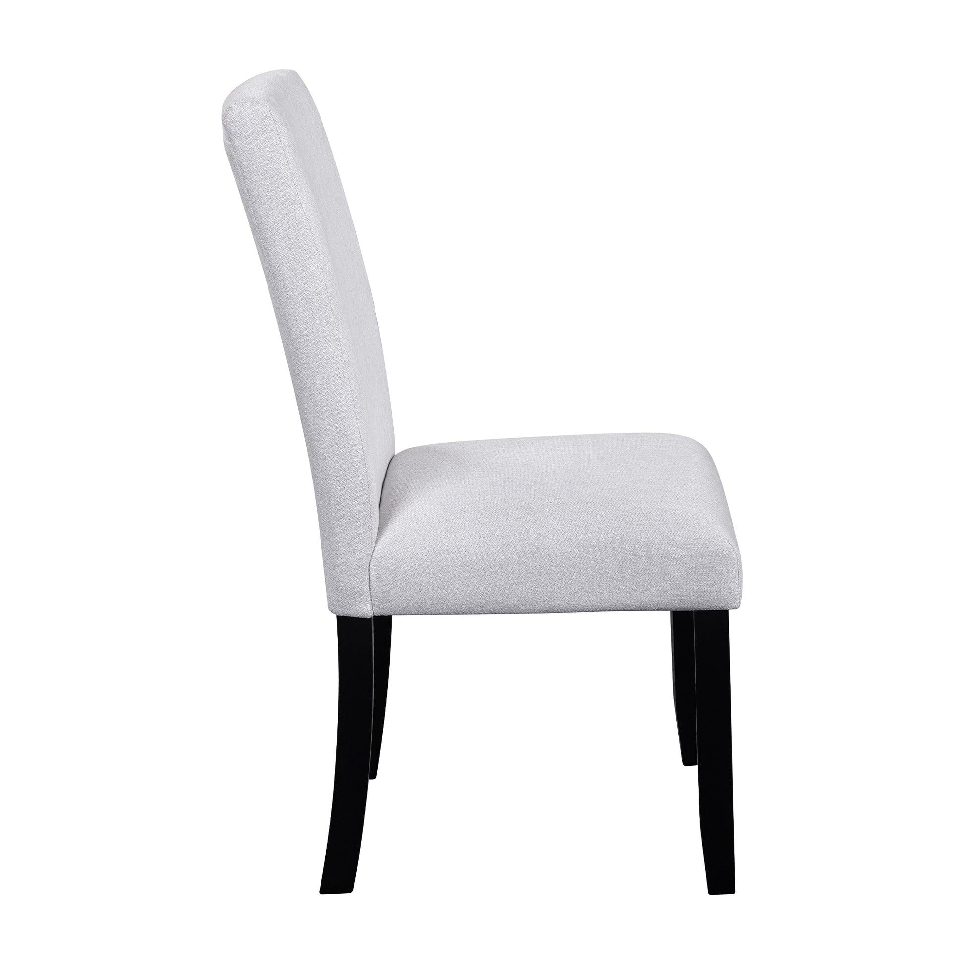 5 Piece Round Dining Table Set, 43 Inch Modern Dining Table And 4 Upholstered Chairs For Dining Room, Kitchen Room, Living Room, Easy Assembly Upholstered Chair Beige White Dining Room American Design,Farmhouse,Mid Century Modern,Modern Round Round