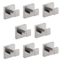 8 Pack Wall Mounted Stainless Steel Bathroom Towel Hooks Coat Hooks For Bathroom, Bedroom, Kitchen Brushed Nickel Stainless Steel