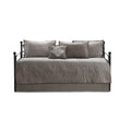 6 Piece Reversible Daybed Cover Set Dark Grey Daybed Dark Grey Cotton