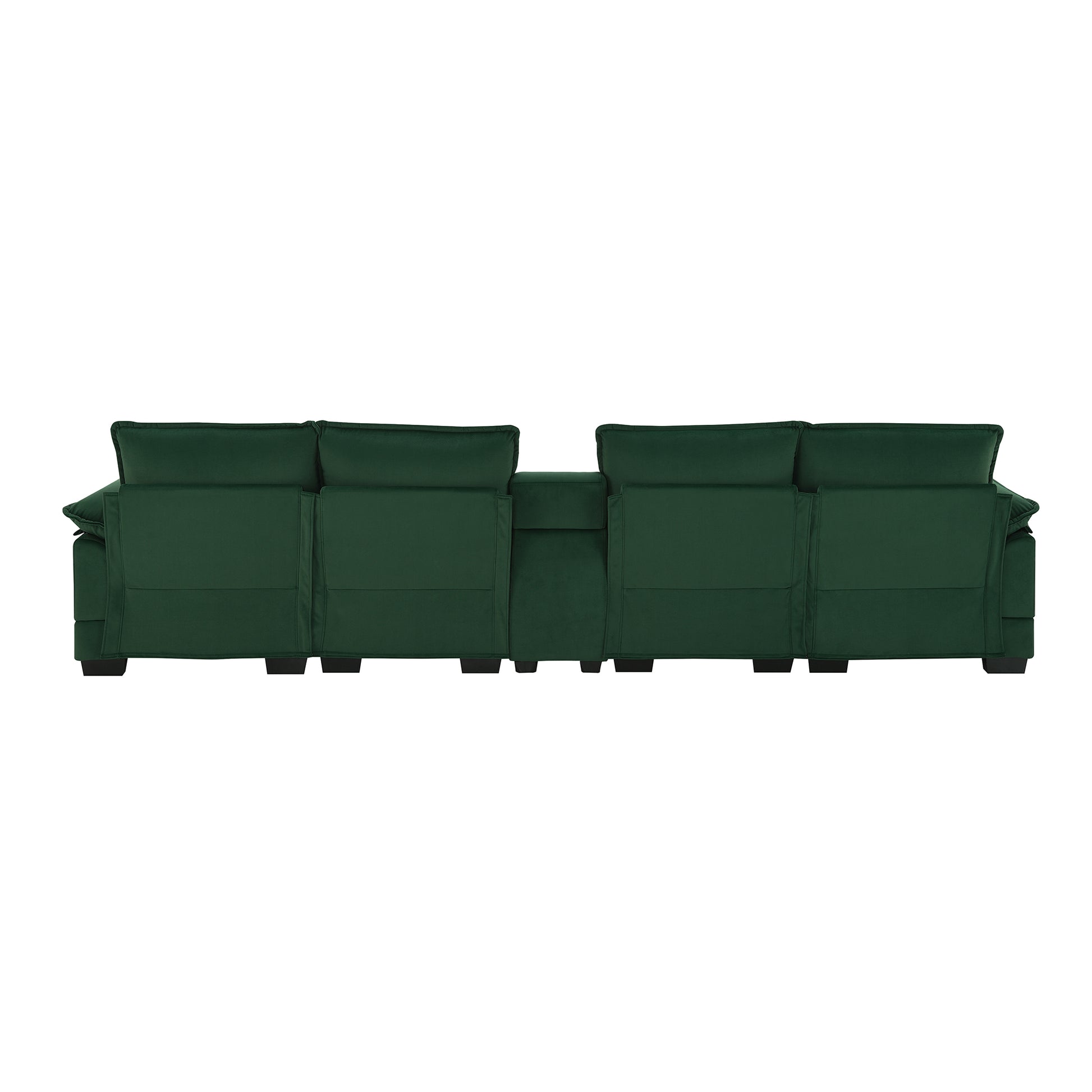 8804Aaf Console Green Velvet 1 Seat