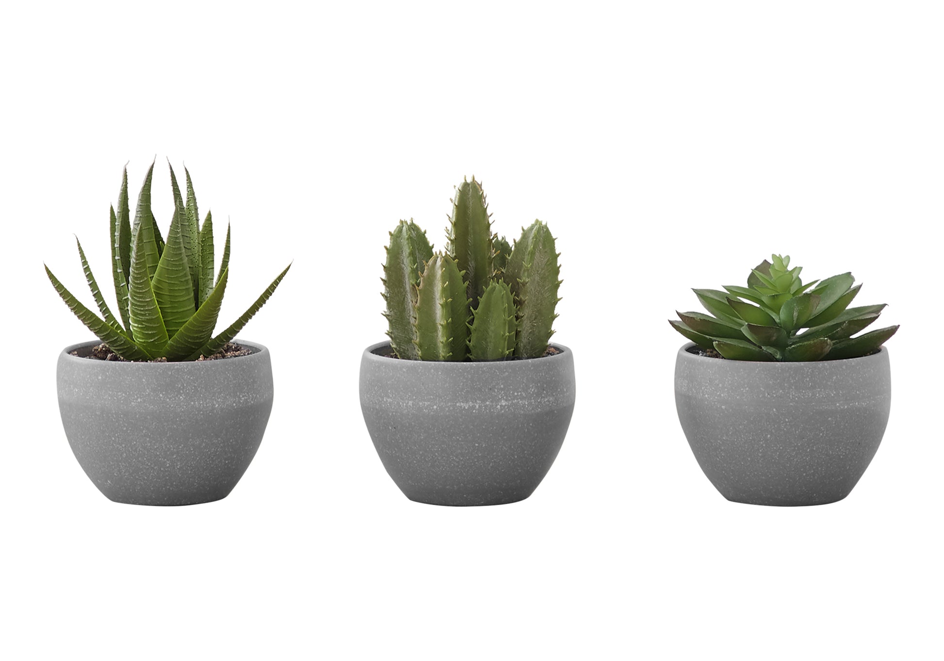 fake succulents potted Artificial Plant, 6" Tall, Succulent, Indoor, Faux, Fake, Table, Green