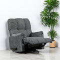 Sandstone Dusk Recliner Dark Gray Upholstered