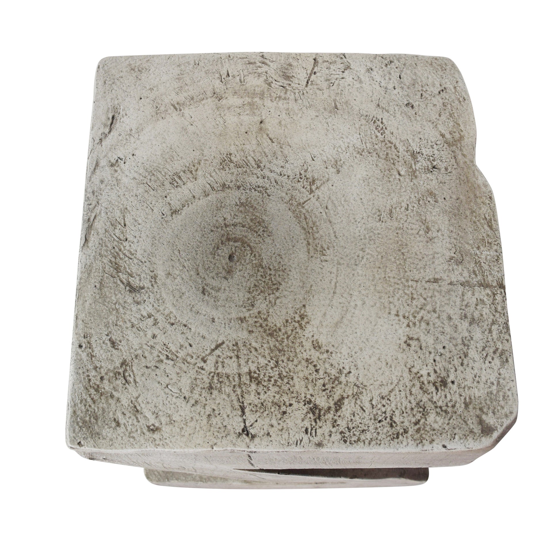 Side Table Light Gray Concrete