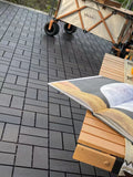 Plastic Interlocking Deck Tiles,44 Pack Patio Deck Tiles,12