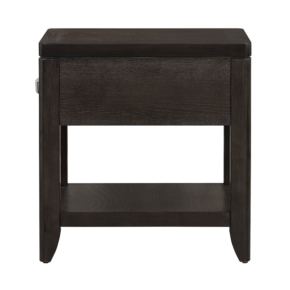 24X20X25" End Table Brown Mdf